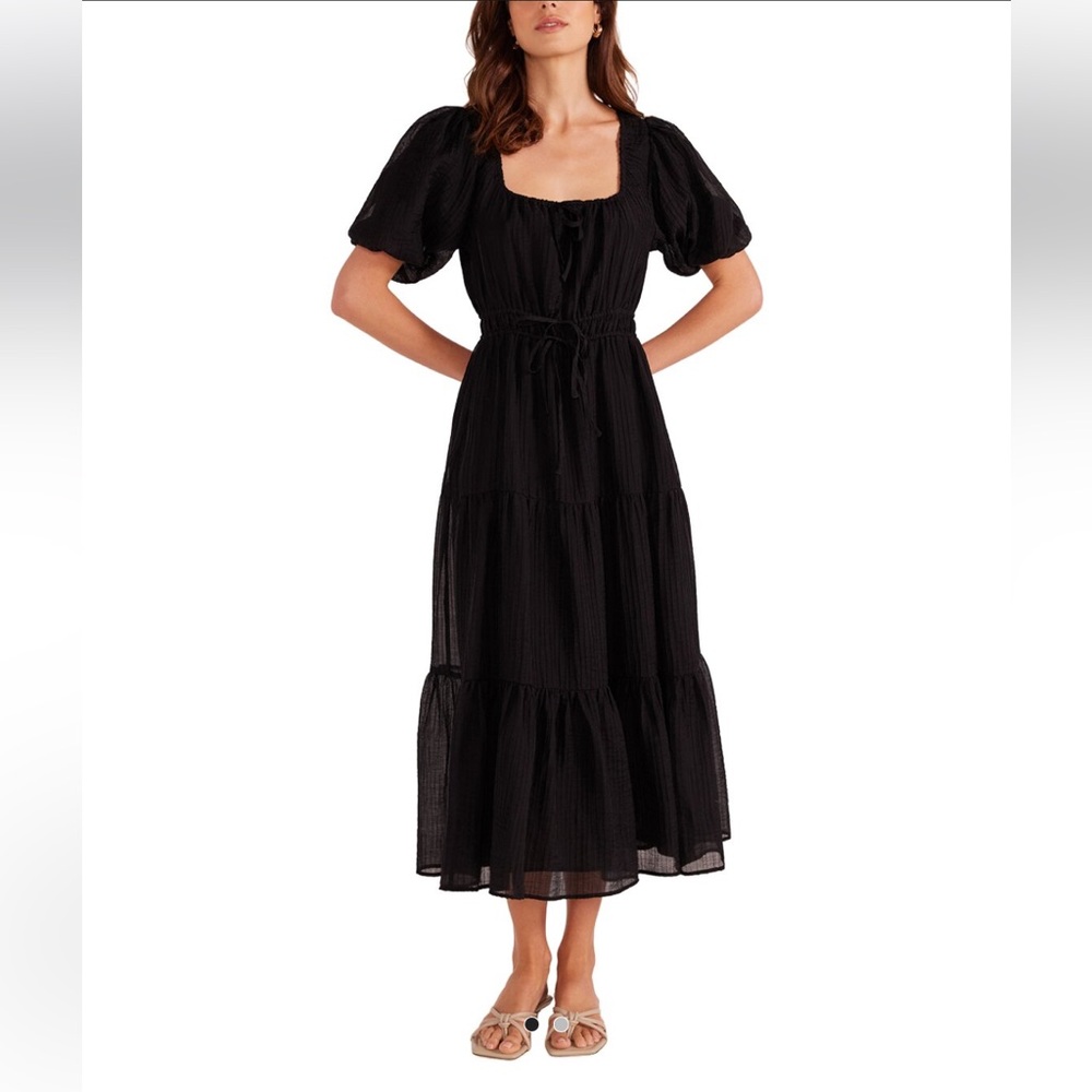 MINKPINK Amy Tiered Midi Dress